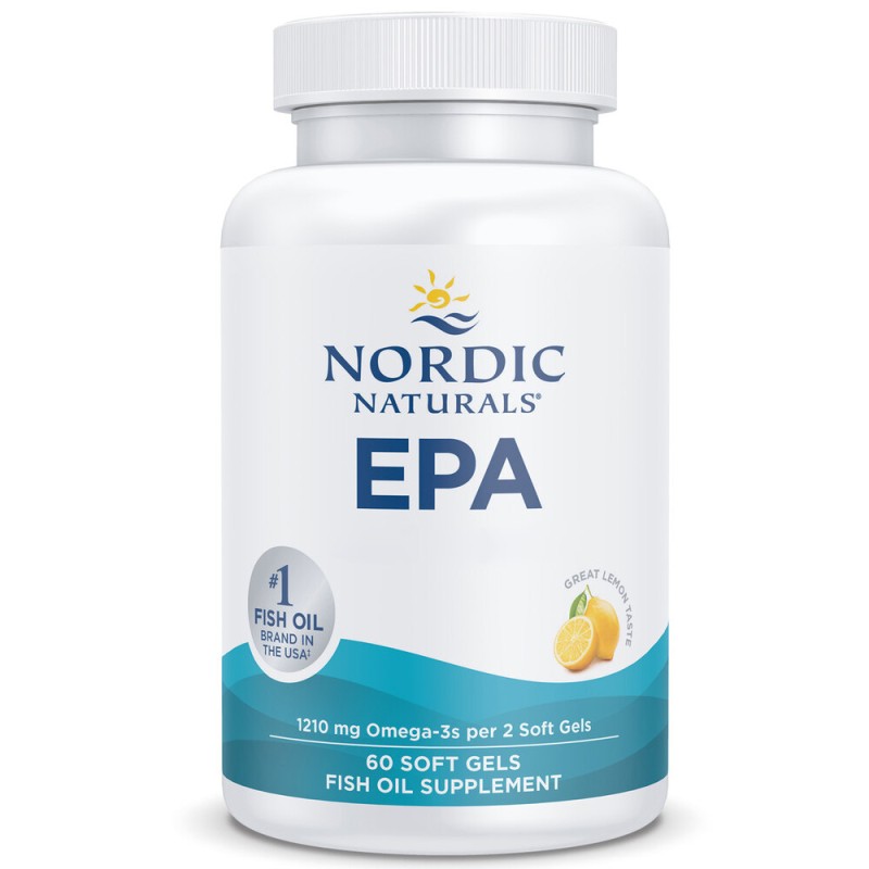 Nordic Naturals EPA 1210 mg Omega-3 cytrynowy - 60 kapsułek