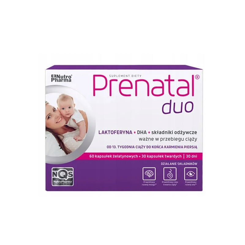 Nutropharma Prenatal Duo - 60 + 30 kapsułek