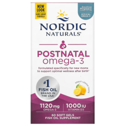 Nordic Naturals Postnatal Omega-3 1120 mg - 60 kapsułek