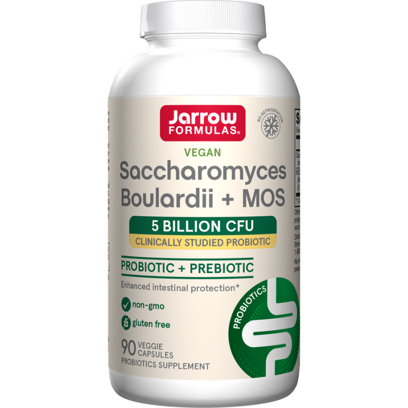 Jarrow Formulas Saccharomyces Boulardii Plus MOS - 90 kapsułek