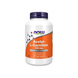 Now Foods Acetylo-L-karnityna 500 mg - 200 kapsułek