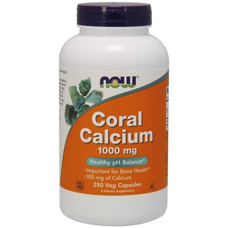Now Foods Coral Calcium 1000 mg - 250 kapsułek