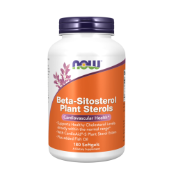 Now Foods Beta-Sitosterol Plant Sterols - 180 kapsułek