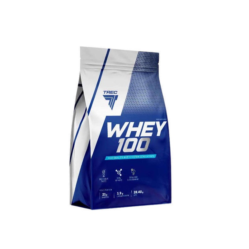 Trec Whey 100 Koncentrat białka serwatkowego masło orzechowe - 700 g