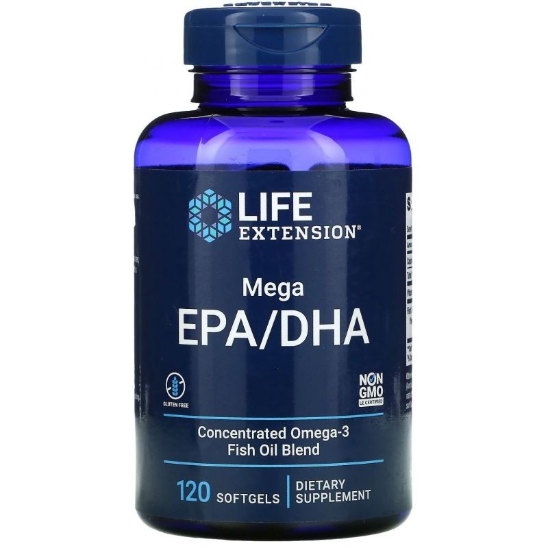 Life Extension Mega EPA / DHA - 120 kapsułek
