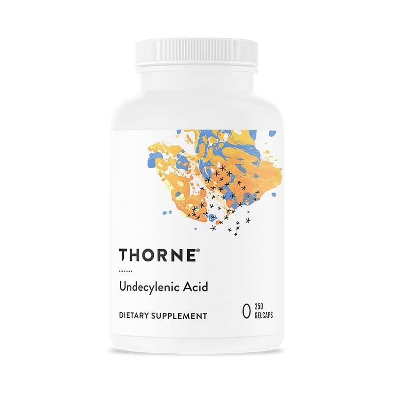 Thorne Research Undecylenic Acid (Kwas 10-undecenowy) - 250 kapsułek żelowych