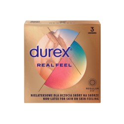 Durex prezerwatywy Real Feel - 3 sztuki