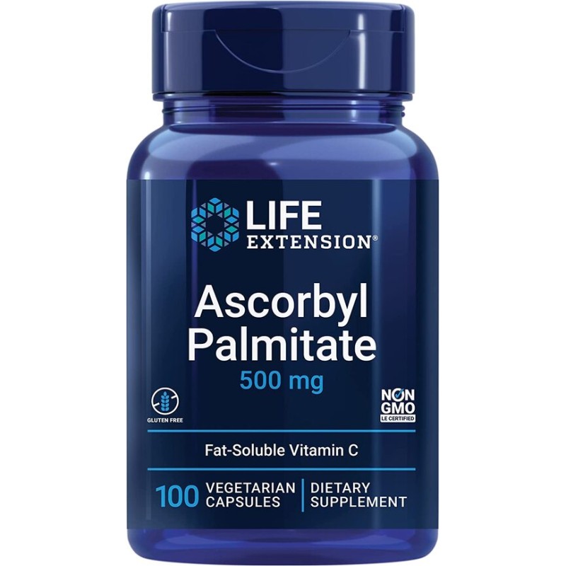 Life Extension Palmitynian Askorbylu 500 mg - 100 kapsułek