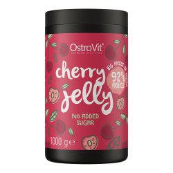 OstroVit Cherry Jelly Owoce w żelu wiśniowe - 1000 g