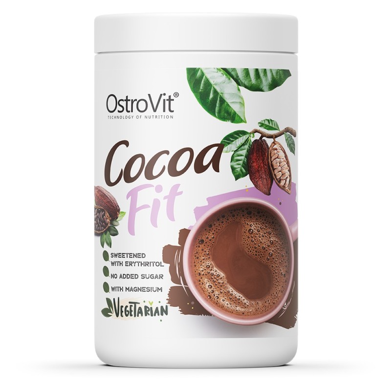 OstroVit Cocoa Fit Kakao z dodatkiem magnezu - 500 g