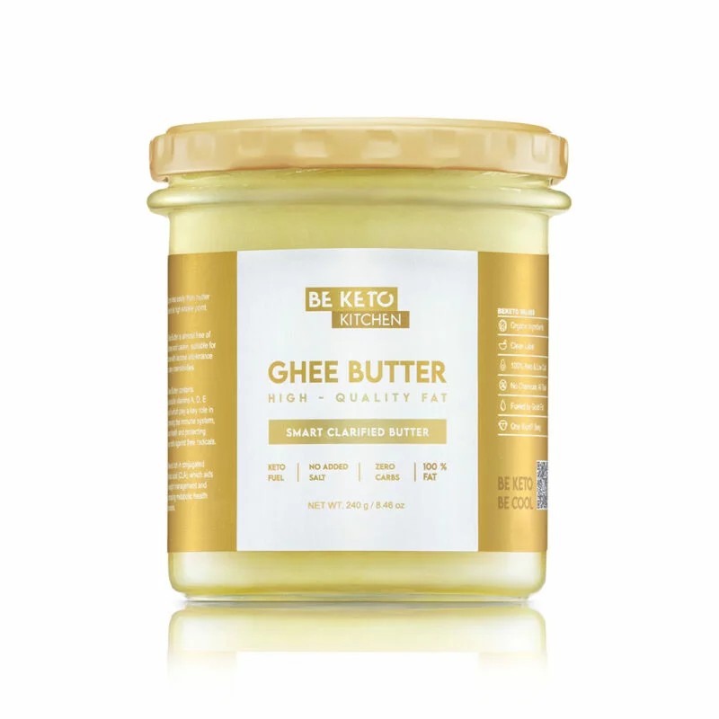 BeKeto Masło klarowane ghee - 240 g