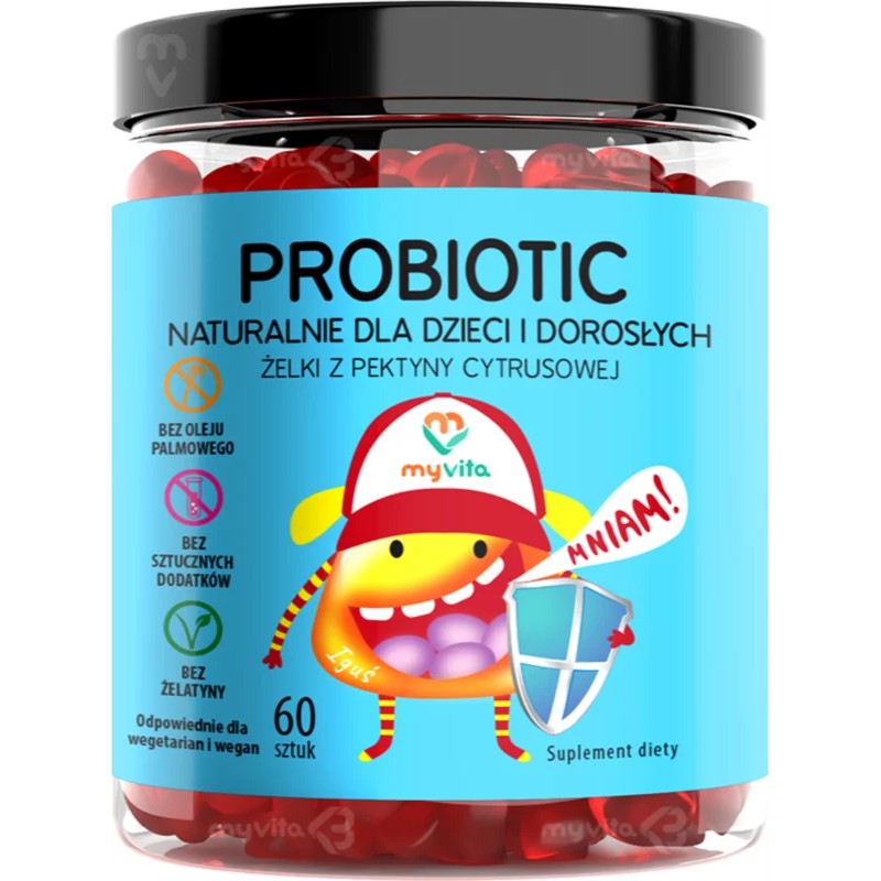 MyVita Probiotic Naturalne żelki dla dzieci i dorosłych - 60 żelek