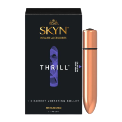 Skyn Thrill Elegancki dyskretny mini wibrator - różowe złoto
