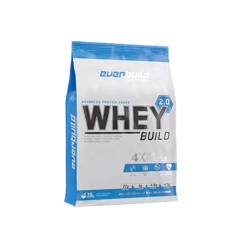Everbuild Nutrition Whey Build 2.0 odżywka czkoladowa - 2270 g