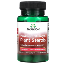 Swanson Maximum Strength Plant Sterols CardioAid - 60 kapsułek