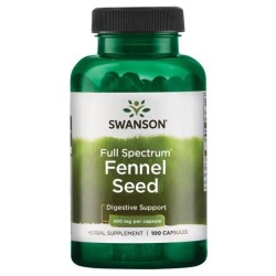 Swanson Full Spectrum Fennel Seed 480 mg (Koper włoski) - 100 kapsułek