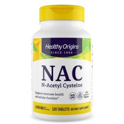 Healthy Origins NAC (N-acetylocysteina) 1000 mg - 120 tabletek