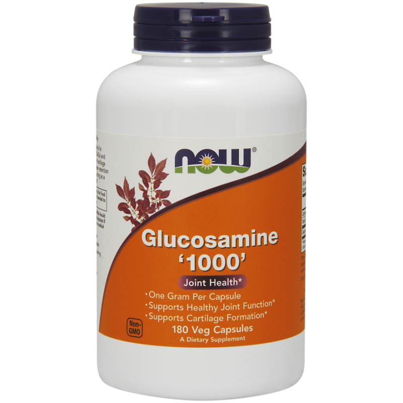 Now Foods Glukozamina HCl 1000 mg - 180 kapsułek