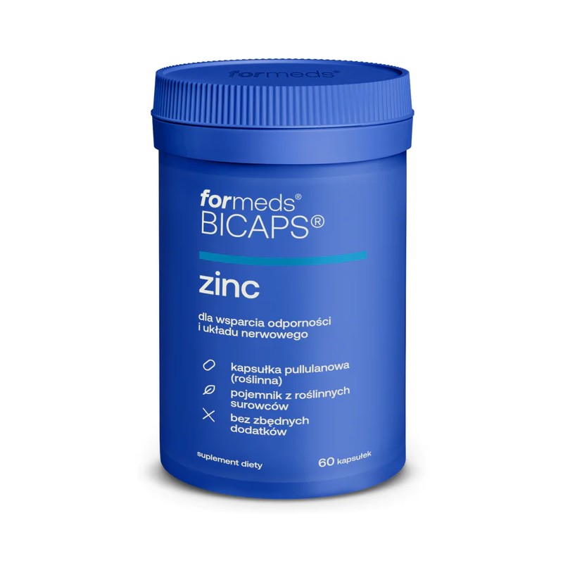 Formeds Bicaps Zinc (Cynk) 25 mg - 60 kapsułek