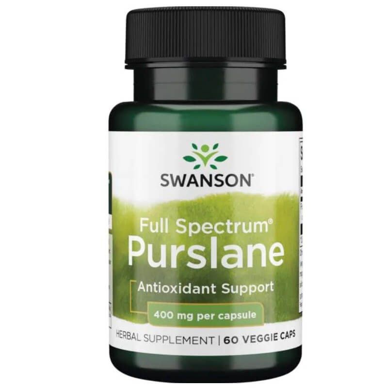 Swanson Full Spectrum Purslane (Portulaka pospolita) 400 mg - 60 kapsułek
