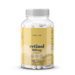 Pure Lab Retinol 800 ug (witamina A) - 240 kapsułek