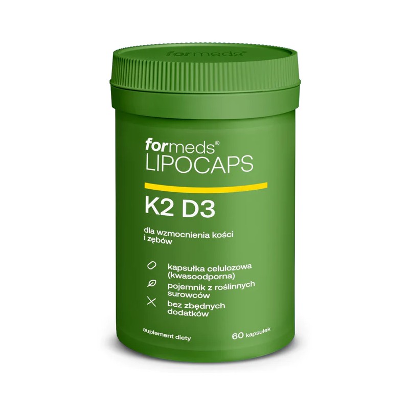 Formeds Lipocaps K2 D3 - 60 kapsułek