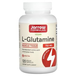 Jarrow Formulas L-glutamina 750 mg - 120 kapsułek