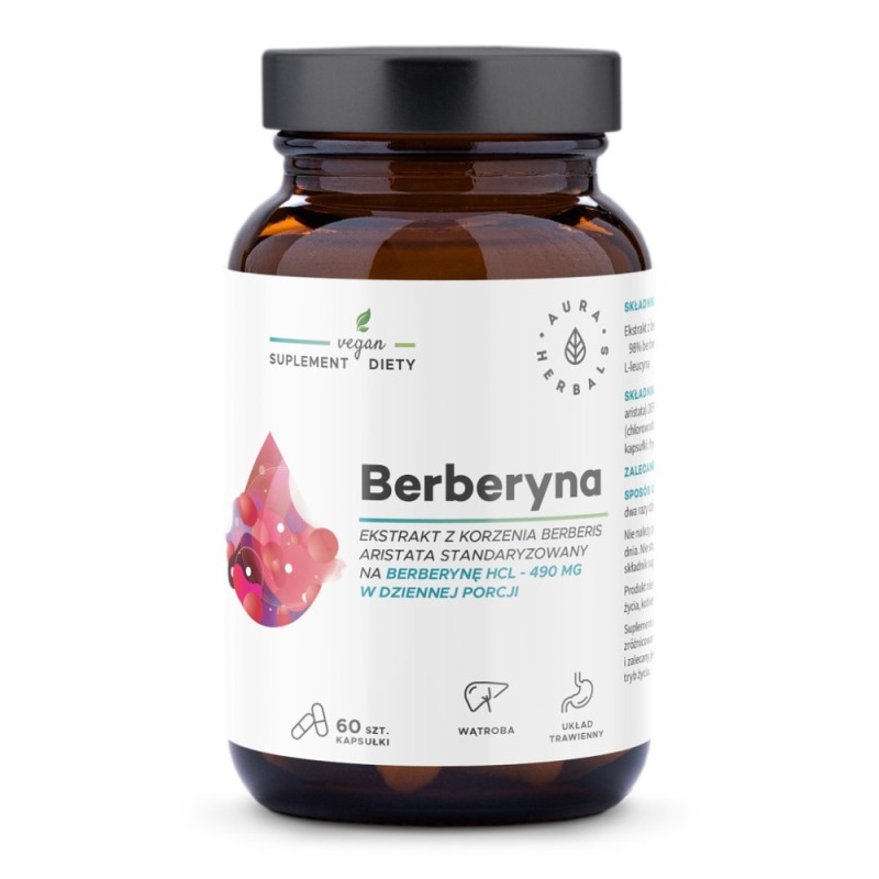 Aura Herbals Berberyna 500 mg - 60 kapsułek