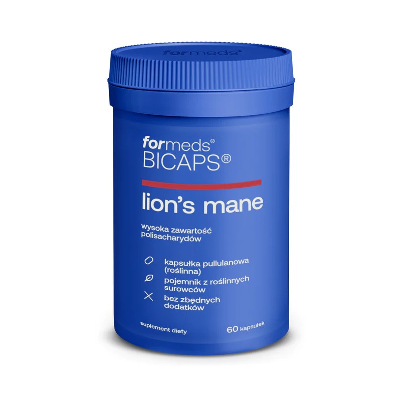 Formeds Bicaps Lion's mane (Soplówka jeżowata) - 60 kapsułek