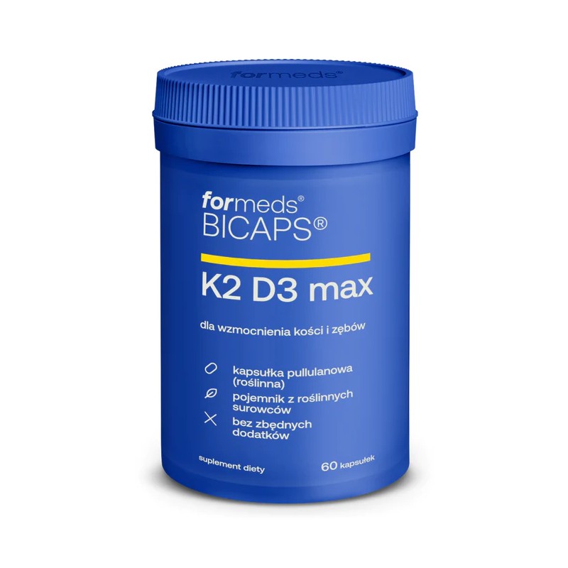 Formeds Bicaps K2 D3 Max- 60 kapsułek