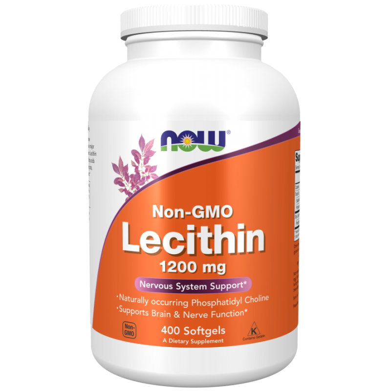 Jarrow Formulas Lecytyna (Non-GMO Lecithin) 1200 mg - 400 kapsułek żelowych