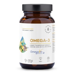 Aura Herbals Omega-3 1200 mg - 120 kapsułek softgel