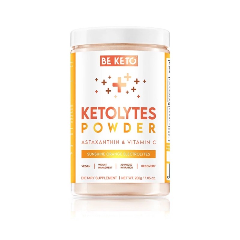 BeKeto Elektrolity Ketolytes, Słoneczna Pomarańcza - 200 g