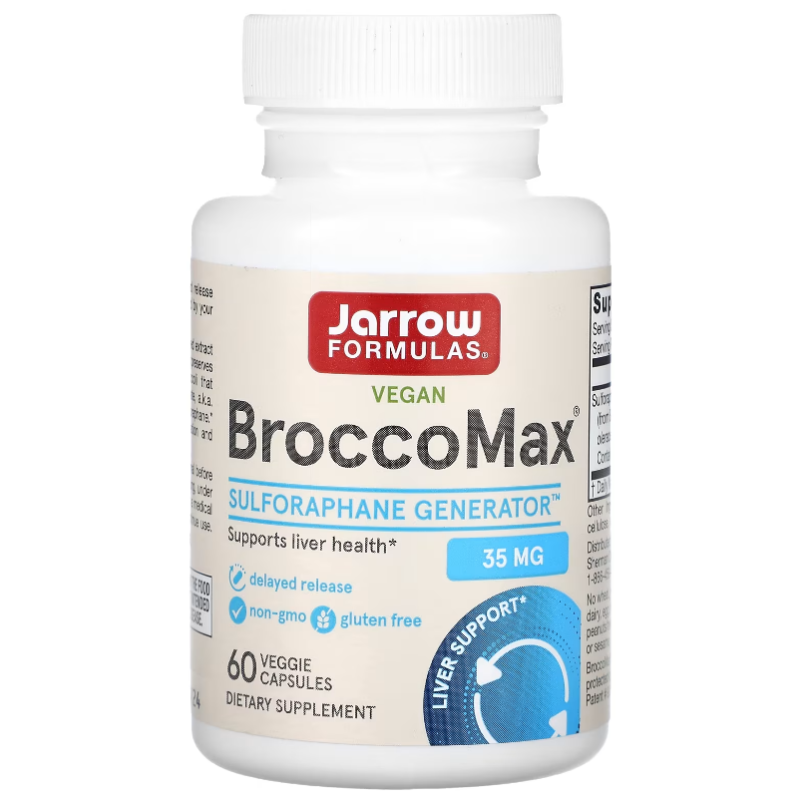 Jarrow Formulas BroccoMax (Glukozynolan sulforafanu) 35 mg - 60 kapsułek