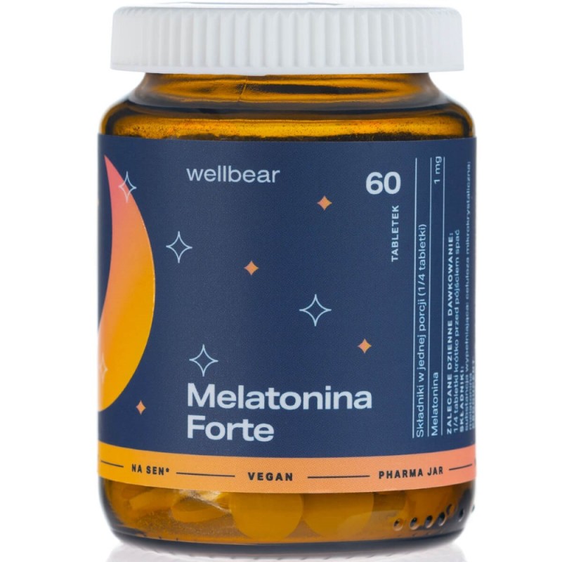 Wellbear Melatonina Forte - 60 tabletek