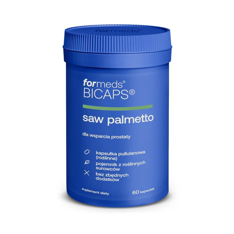 Formeds Bicaps Saw Palmetto (Palma sabałowa) 320 mg - 60 kapsułek
