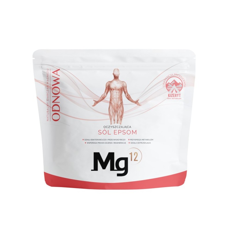Mg12 Sól Epsom (100% kizeryt) Odnowa - 4 kg