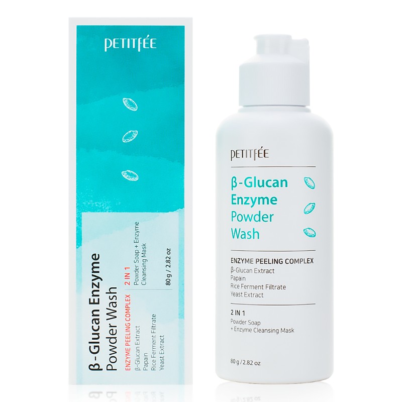 Petitfee Puder enzymatyczny do mycia twarzy z B-glukanem - 80 g