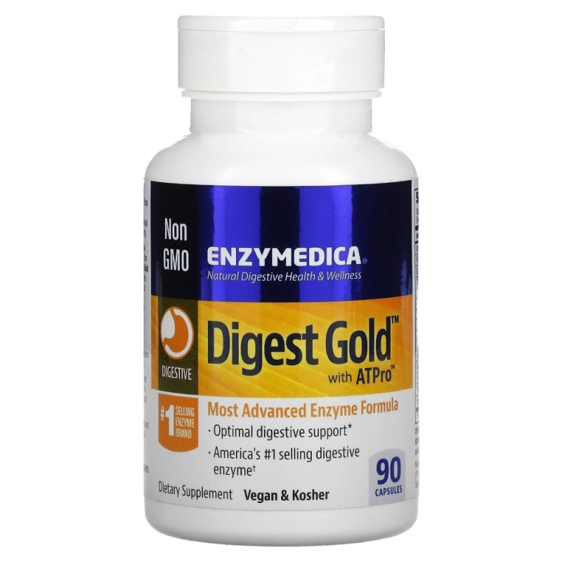 Enzymedica Digest Gold with ATPro™ (Enzymy trawienne) - 90 kapsułek