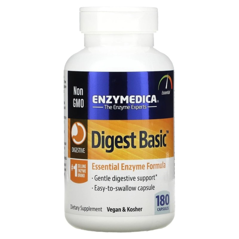 Enzymedica Digest Basic™ (Enzymy trawienne) - 180 kapsułek