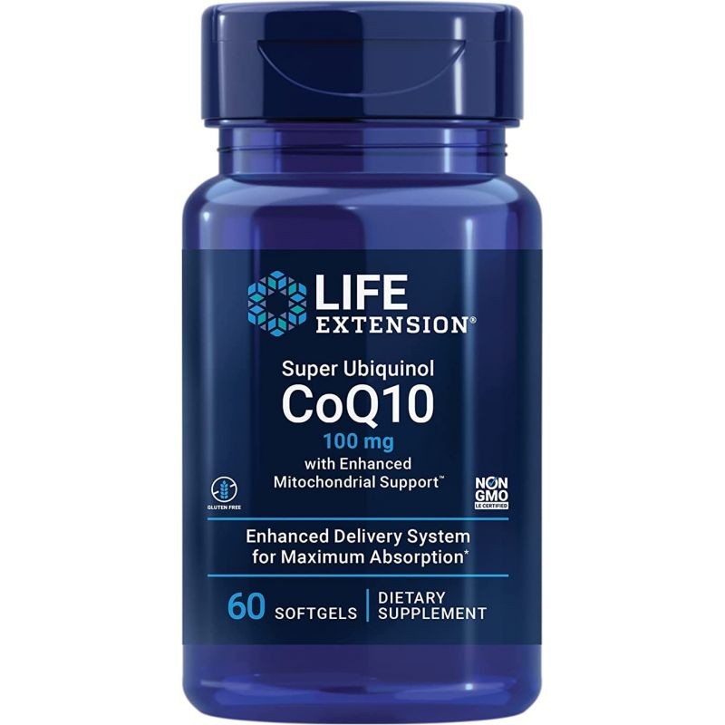 Life Extension Super Ubiquinol CoQ10 100 mg (Ubichinol) - 60 kapsułek