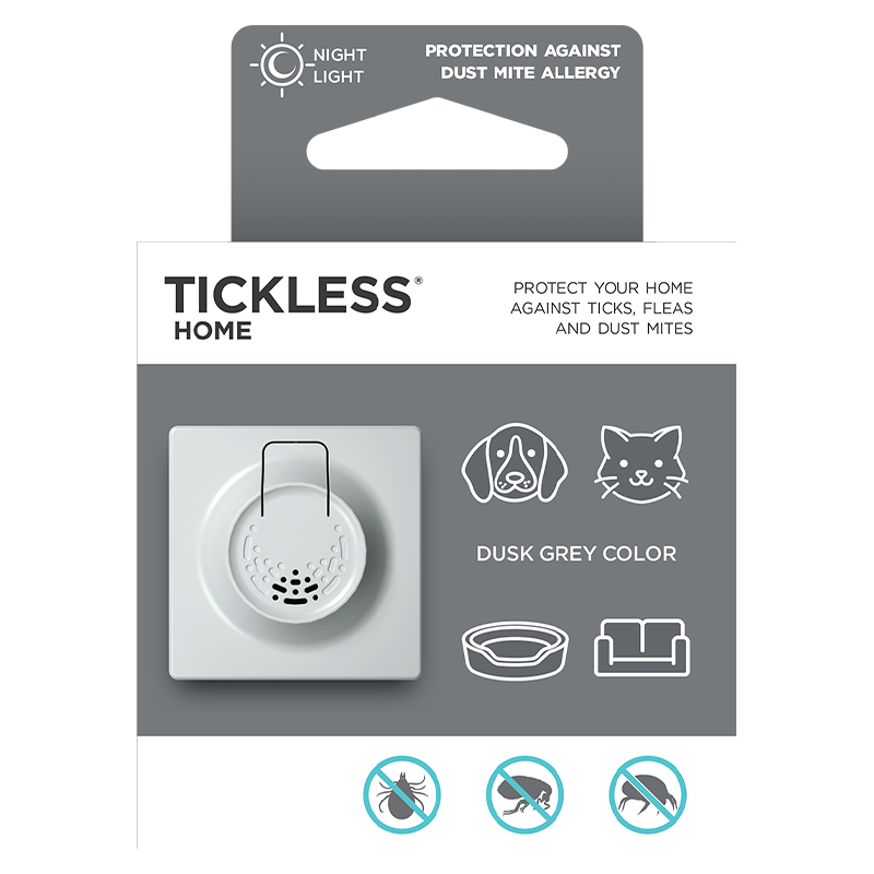 Tickless Home Ultradźwiękowa ochrona przed kleszczami i pchłami w domu - Grey