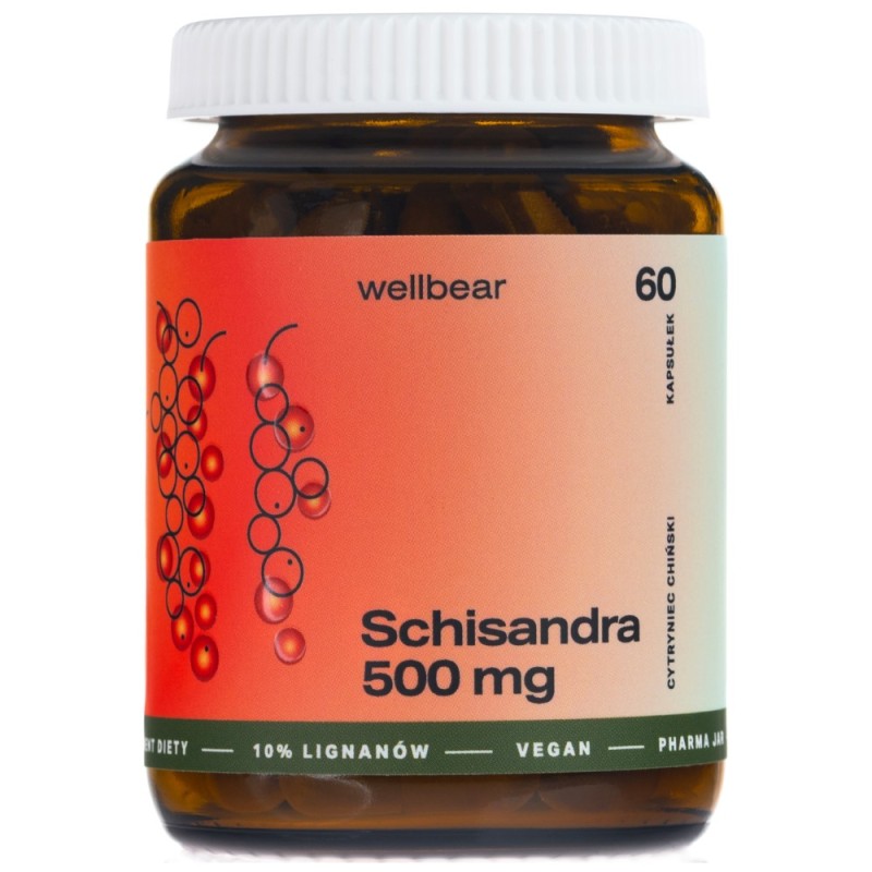 Wellbear Schisandra (Cytryniec chiński) 500 mg - 60 kapsułek