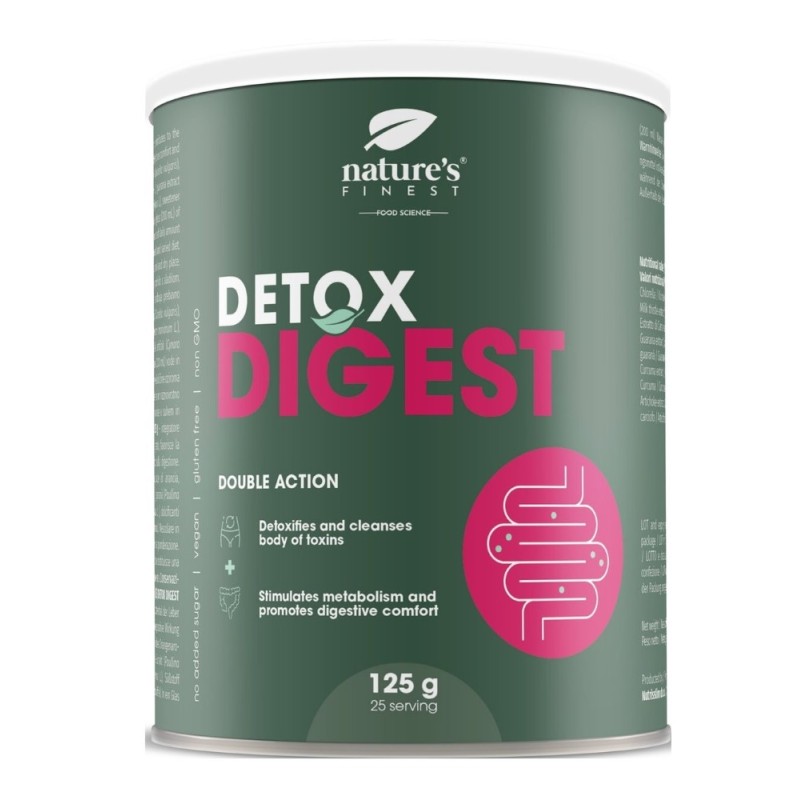 Nature's Finest Detox Digest, pomarańczowy - 125 g