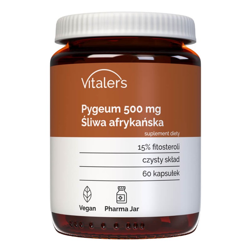 Vitaler's Pygeum (Śliwa afrykańska) 500 mg - 60 kapsułek