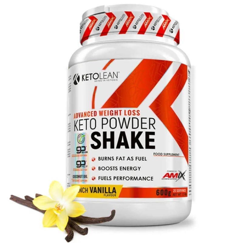 Amix Keto goBHB® Powder Shake, Keto posiłek w proszku waniliowy - 600 g