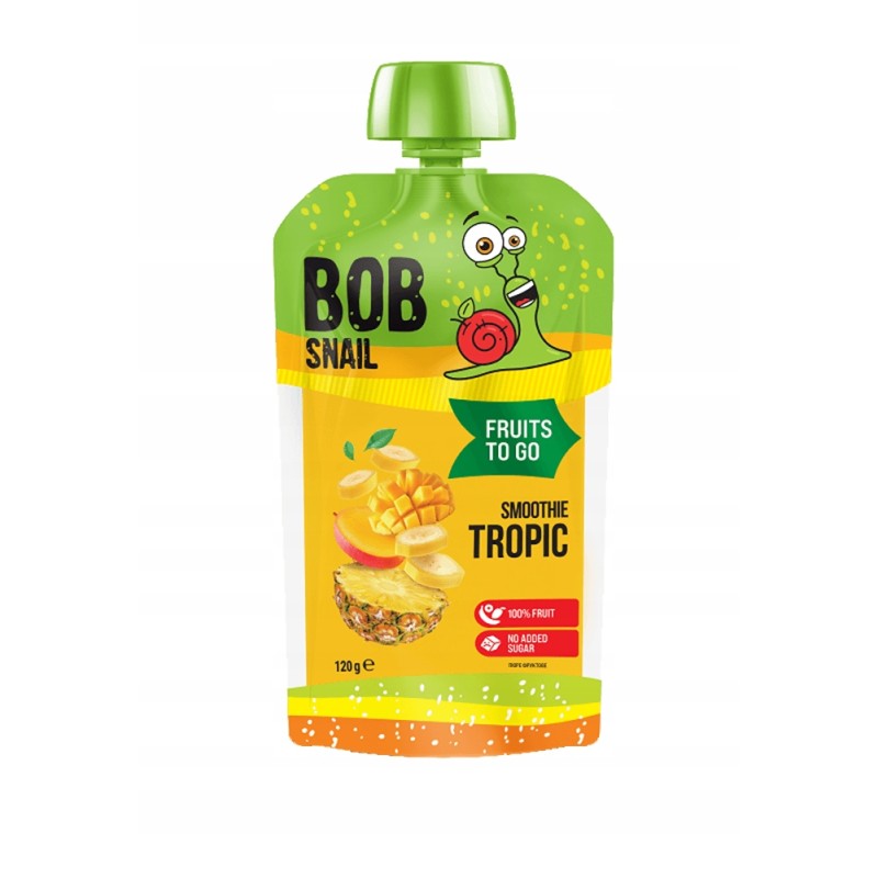 Bob Snail Smoothie banan-ananas-mango bez cukru - 120 g