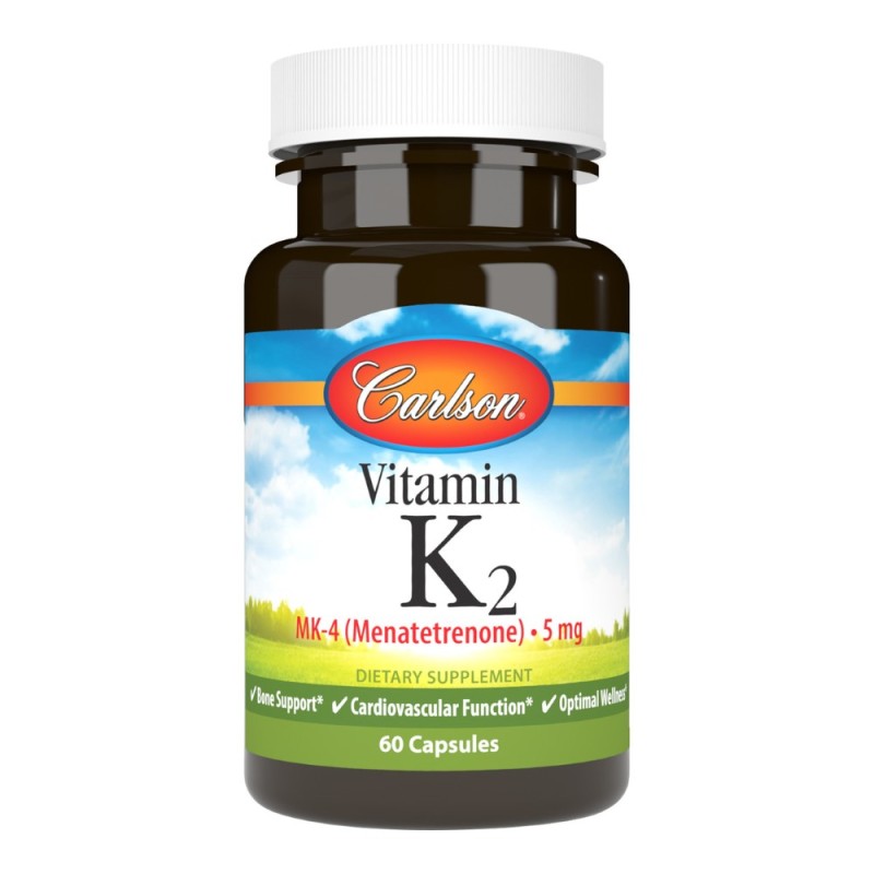 Carlson Labs Witamina K2 (MK-4) 5 mg - 60 kapsułek