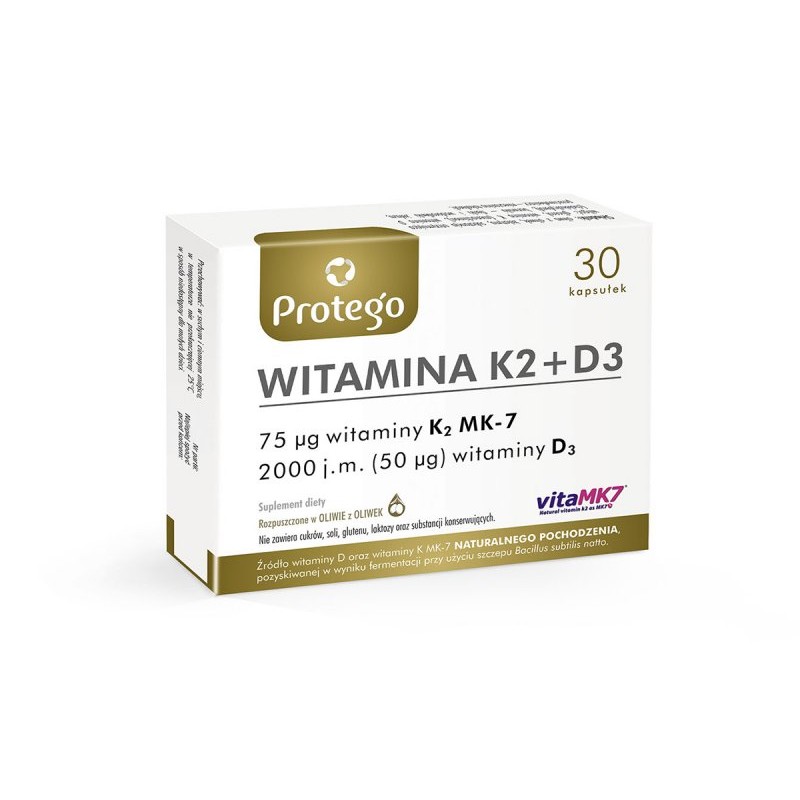 Protego Witamina K2+D3 - 30 kapsułek