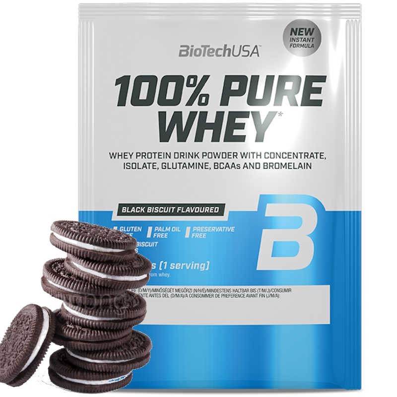 BioTech USA 100% Pure Whey, ciasteczkowy - 28 g